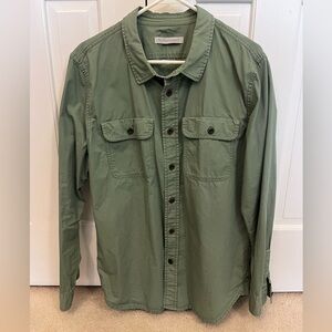 Outerknown Utilitarian shirt Sage Green Casual men’s XL EUC